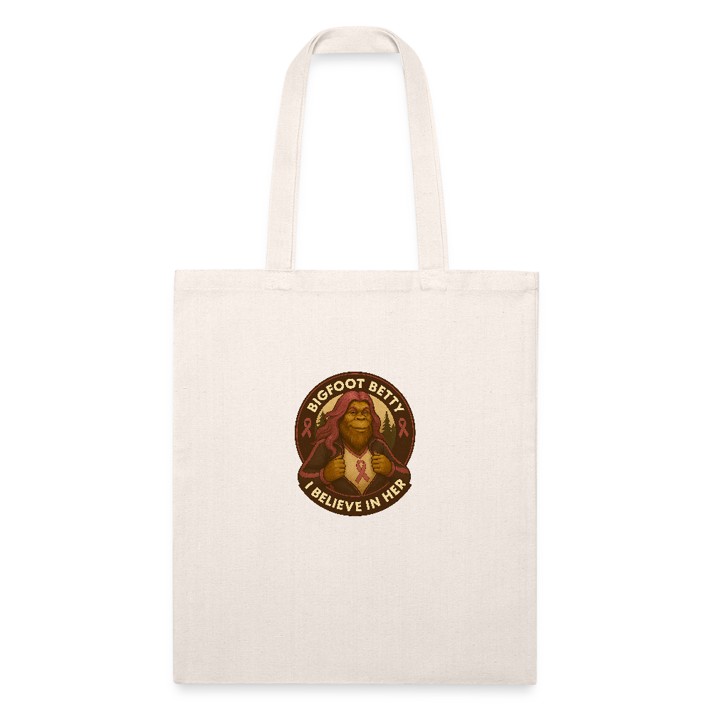 Recycled Tote Bag - I Believe In Her (RETRO) - natural
