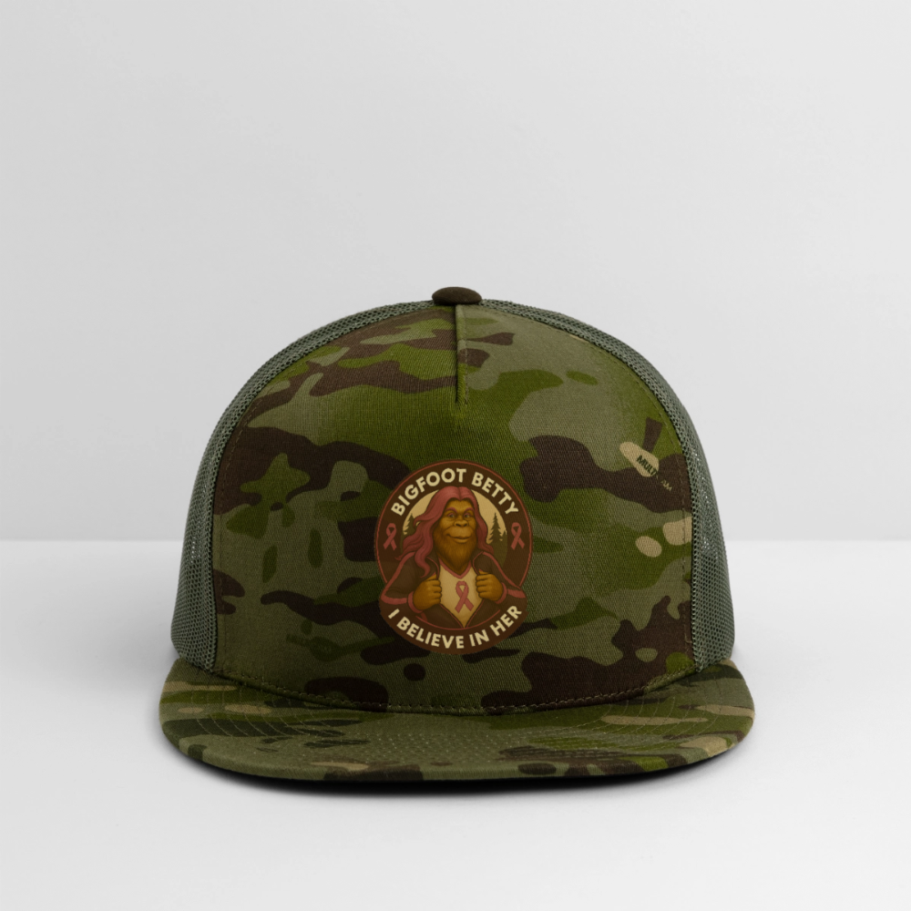 Trucker Hat - I Believe In Her (RETRO) - MultiCam\green