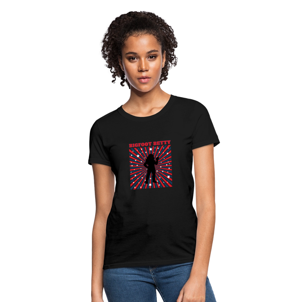 BFB July 4 - Starburst Women's T-Shirt - black