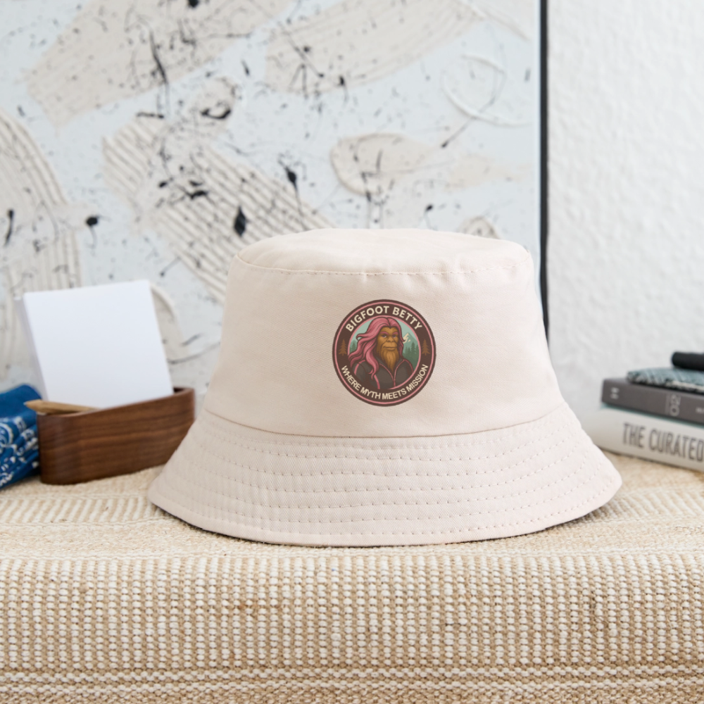 Kid's Bucket Hat - Where Myth Meets Mission (RETRO) - Natural