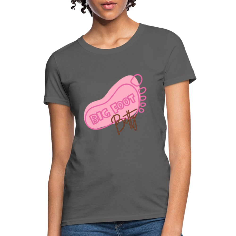 Women's T-Shirt - BFB FootPrint - charcoal