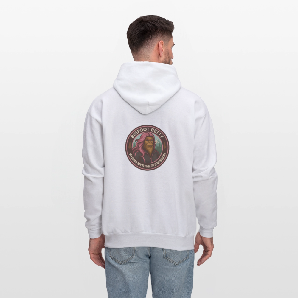 Men's Hoodie - Where Myth Meets Mission (RETRO) - white