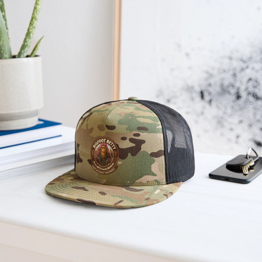 Trucker Hat - Hope in Every Footprint (RETRO) - MultiCam\black