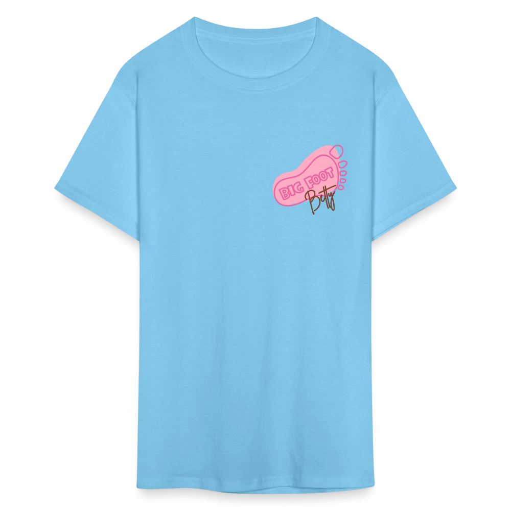 Unisex Classic T-Shirt - BFB FootPrint - aquatic blue