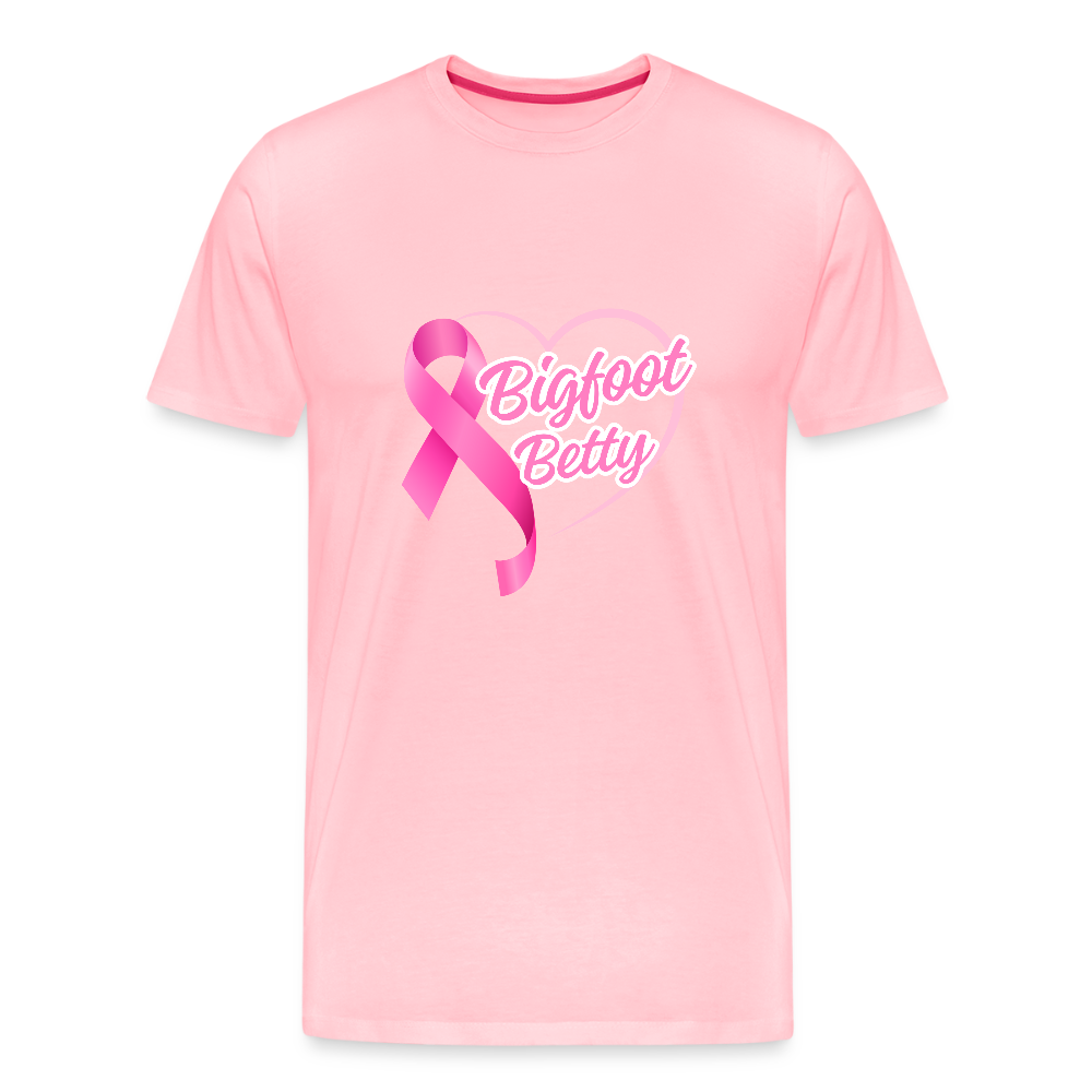 Men's Premium T-Shirt -BFB Pink Ribbon - pink