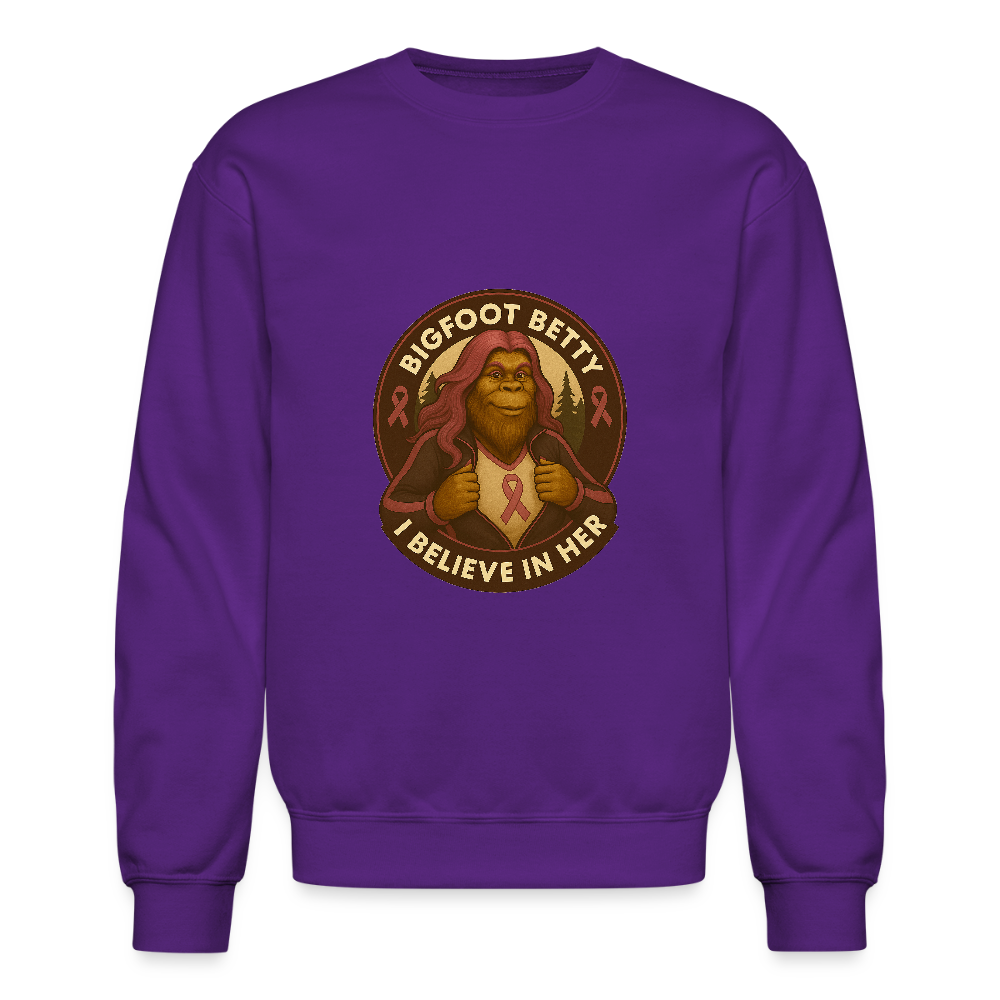 Crewneck Sweatshirt - Where Myth Meets Mission (RETRO) - purple