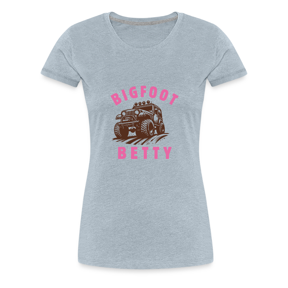 Women’s Premium T-Shirt - BFB Jeep - heather ice blue