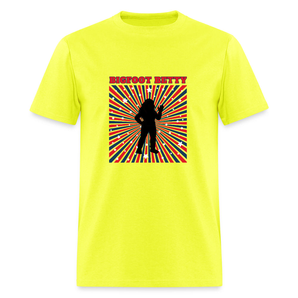BFB July 4 - Starburst Unisex Classic T-Shirt - safety green