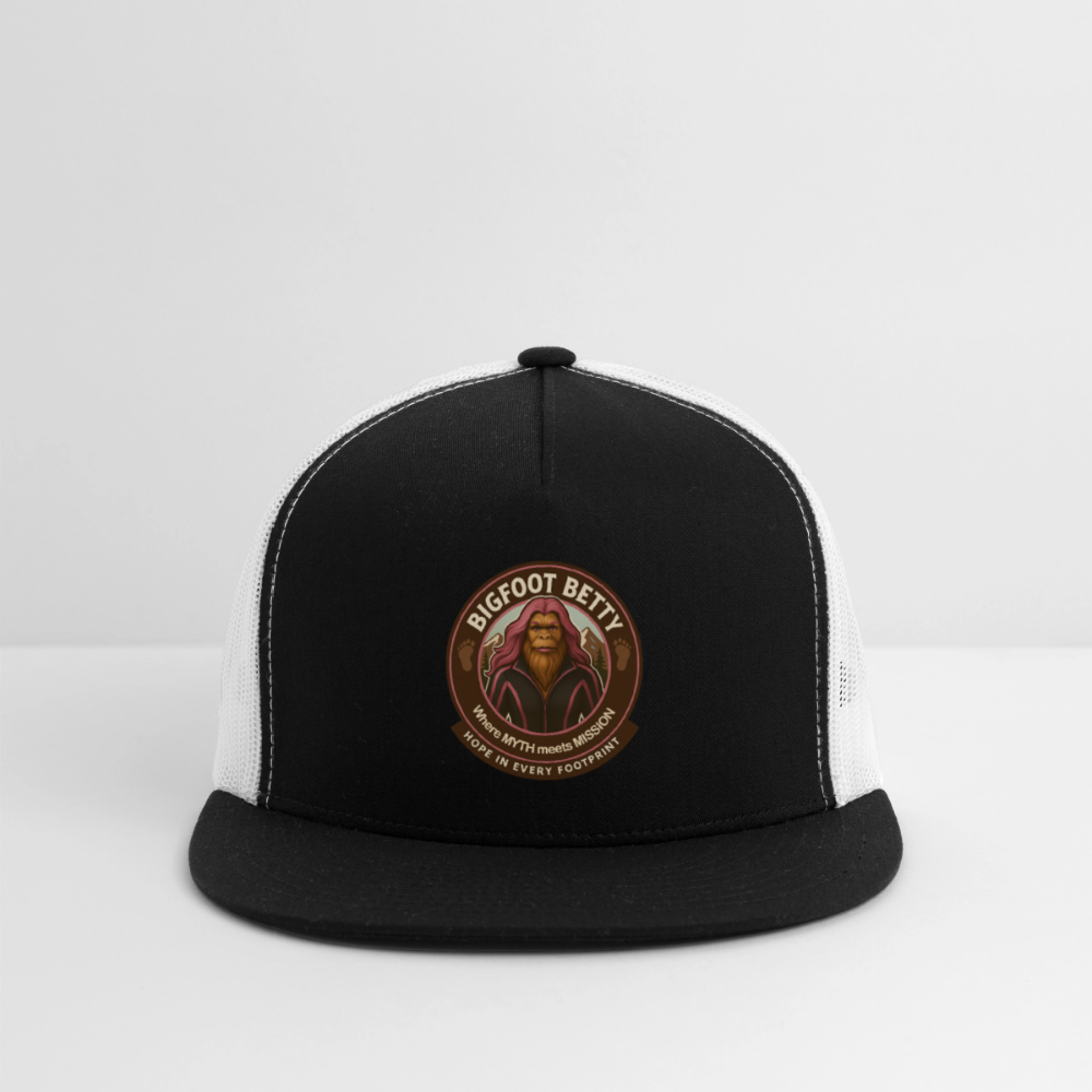 Trucker Hat - Hope in Every Footprint (RETRO) - black/white