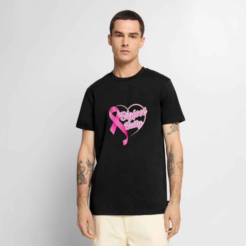 Men's Premium T-Shirt -BFB Pink Ribbon - black