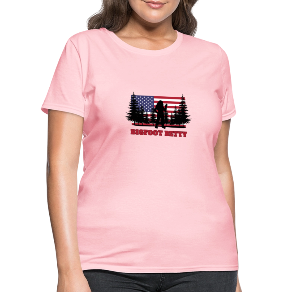 BFB July 4 - Forest Flag Women's T-Shirt - pink