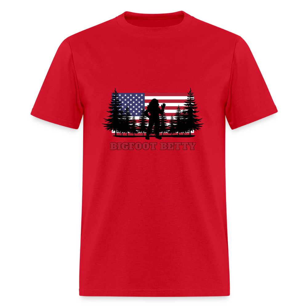BFB July 4 - Forest Flag Unisex Classic T-Shirt - red