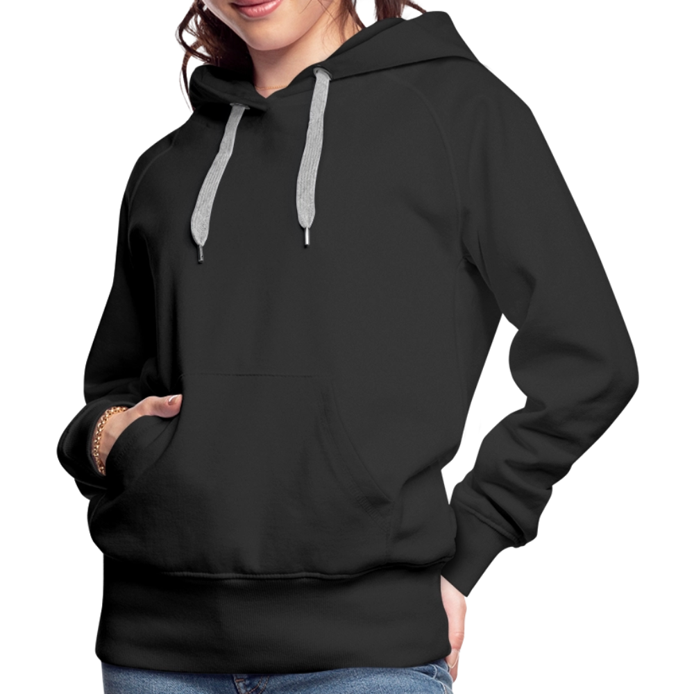Women’s Premium Hoodie - I Believe In Her (RETRO) - black