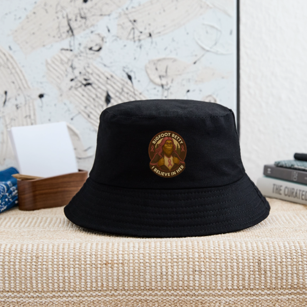Kid's Bucket Hat - I Believe In Her (RETRO) - black