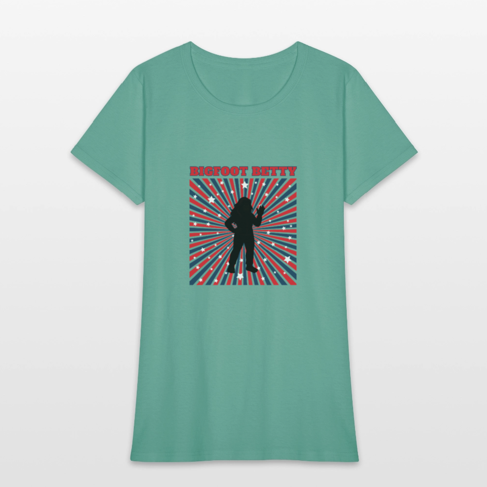 BFB July 4 - Starburst Women's T-Shirt - aquatic