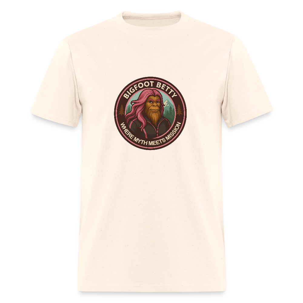 Unisex Classic T-Shirt - Where Myth Meets Mission (RETRO) - natural