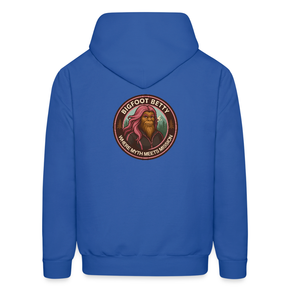 Men's Hoodie - Where Myth Meets Mission (RETRO) - royal blue