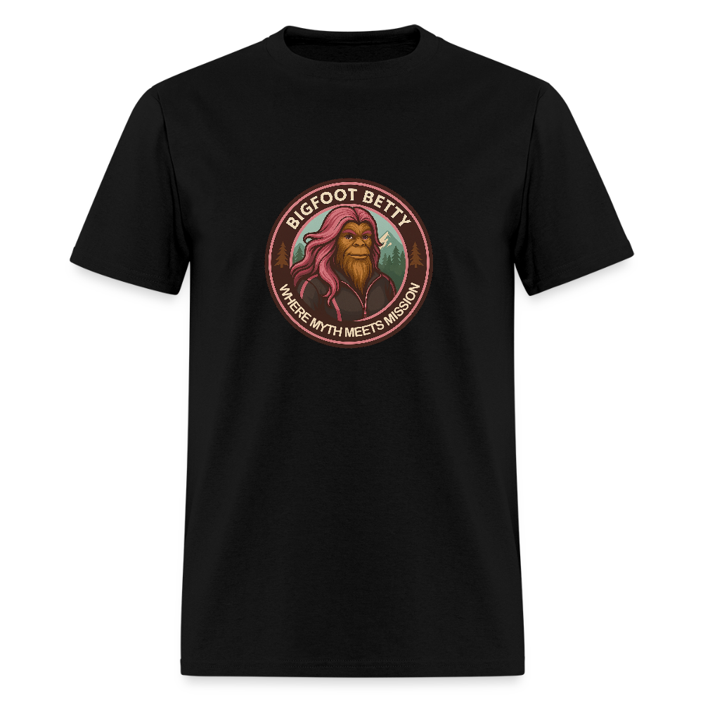 Unisex Classic T-Shirt - Where Myth Meets Mission (RETRO) - black