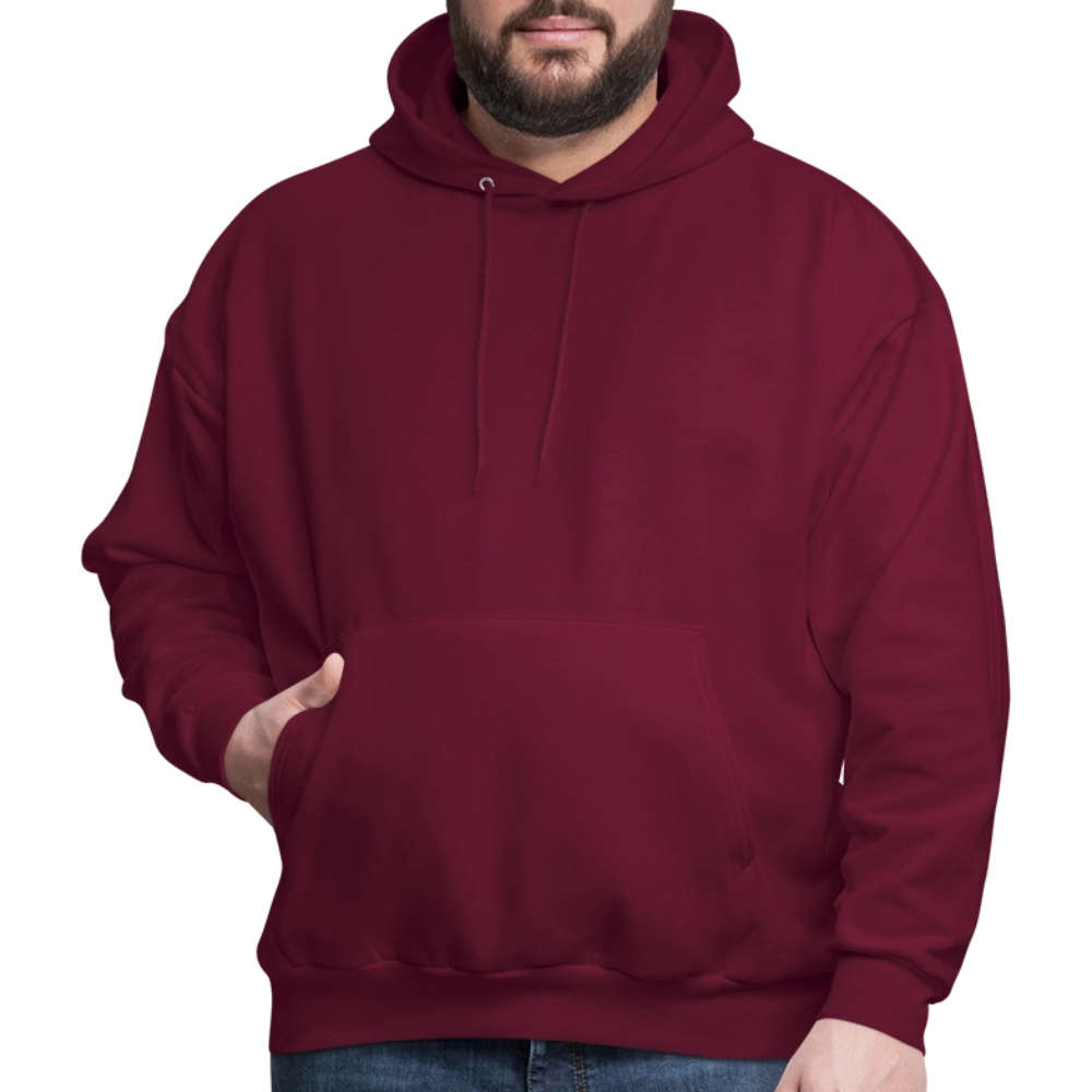 Men's Hoodie - I Believe In Her (RETRO) - burgundy