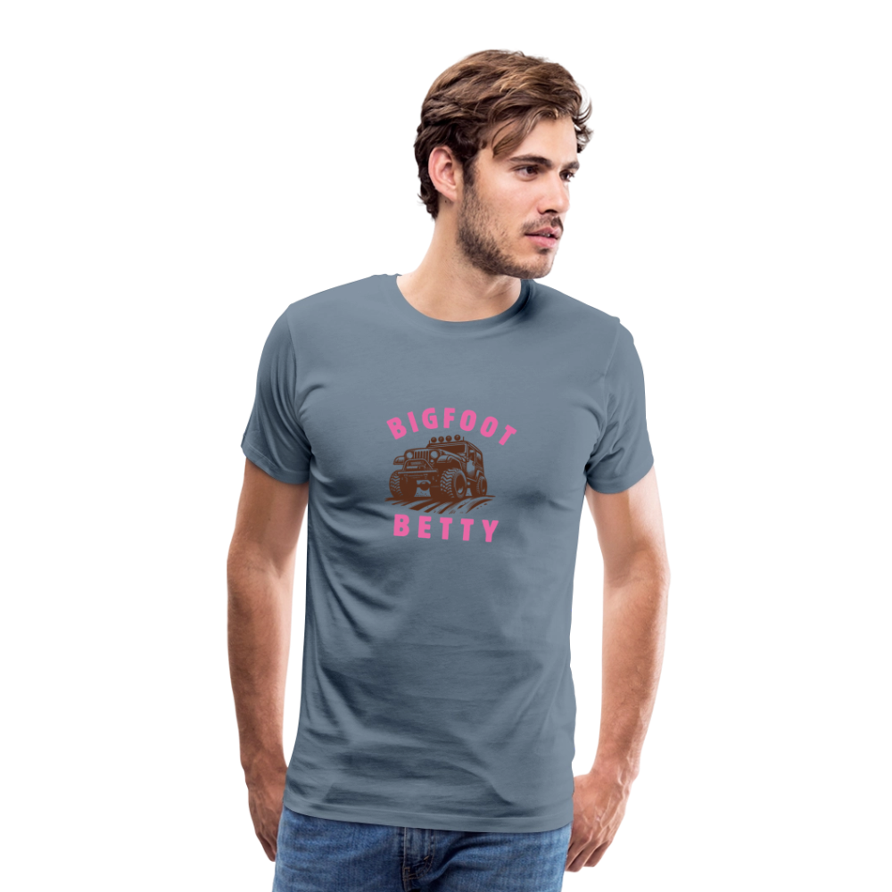 Men's Premium T-Shirt - BFB Jeep - steel blue