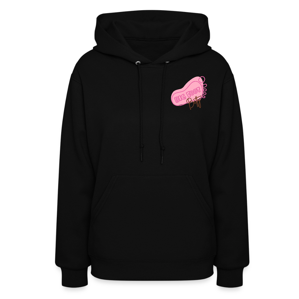 Women's Hoodie - BIGFOOT BETTY - JEEP - PINK RIBBON - black