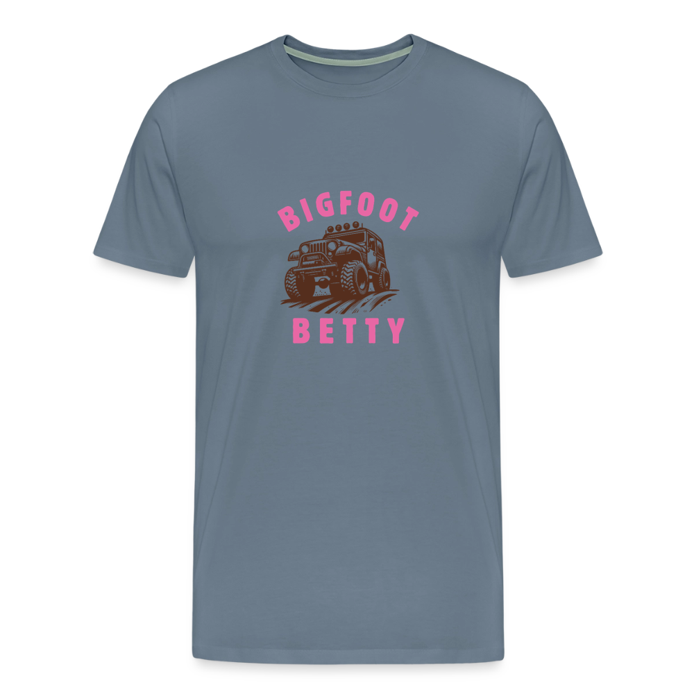 Men's Premium T-Shirt - BFB Jeep - steel blue