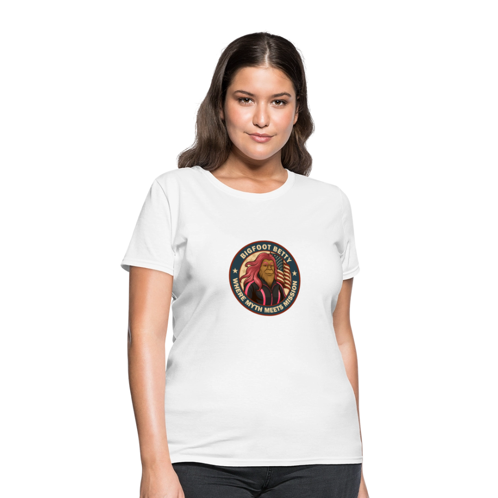 BFB July 4 - Badge Women's T-Shirt - white