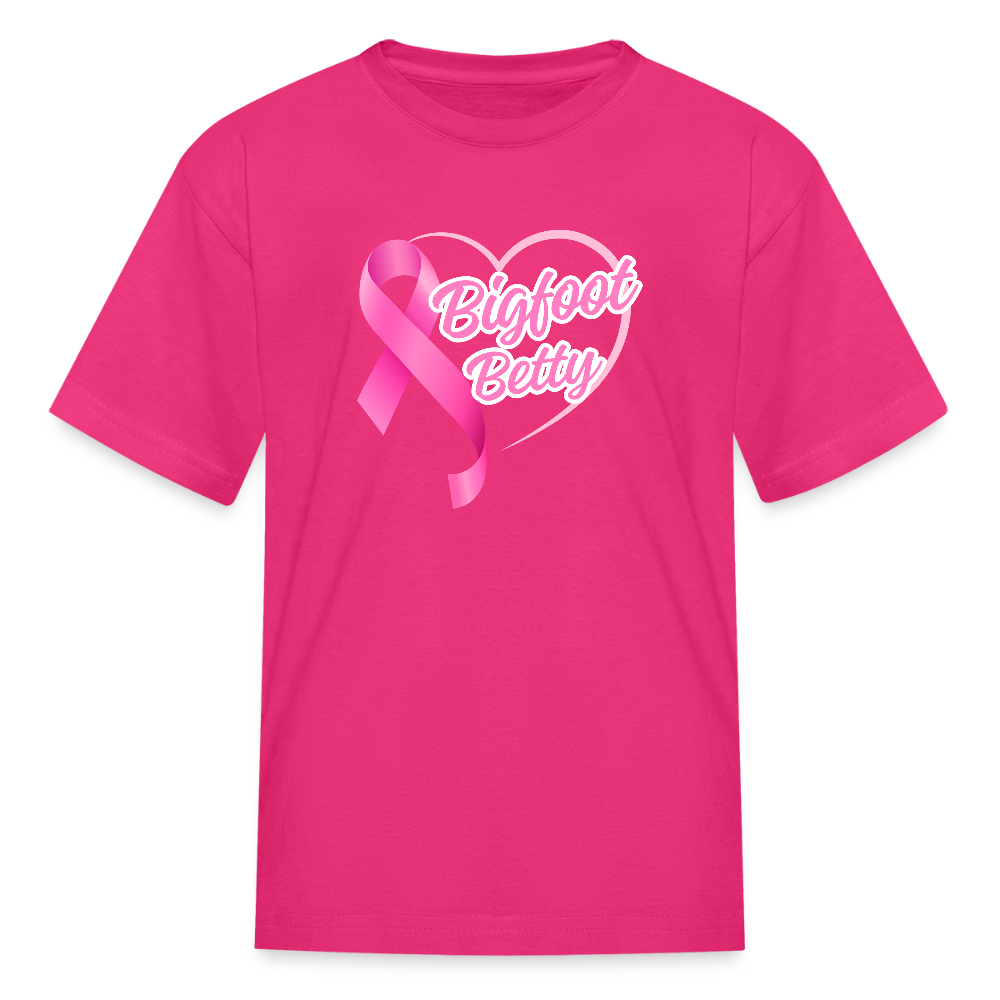 Kids' T-Shirt - BFB Pink Ribbon - fuchsia