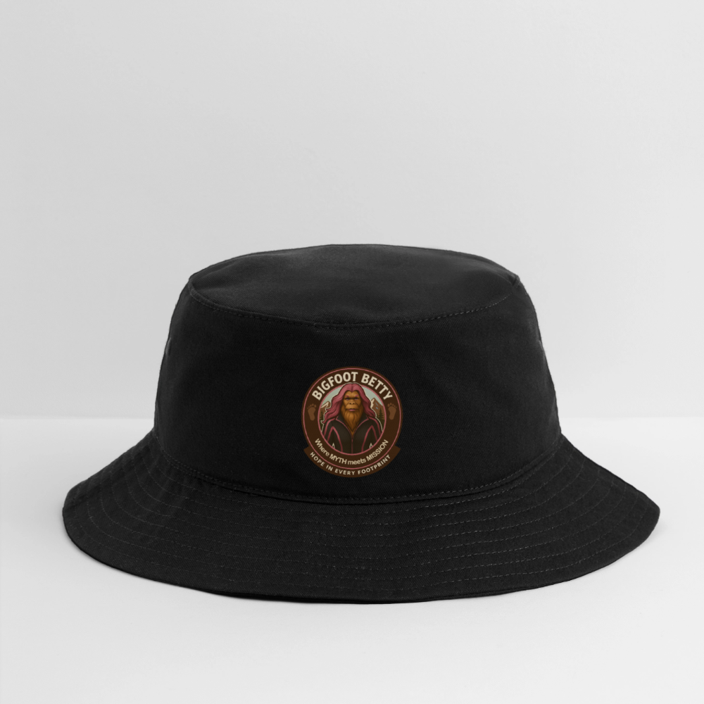 Bucket Hat - Hope in Every Footprint (RETRO) - black