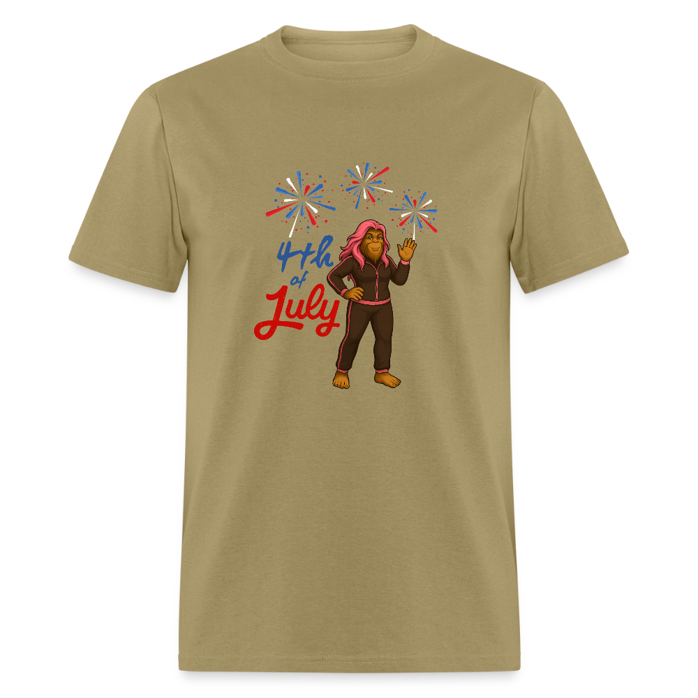 BFB July 4 - Fireworks Unisex Classic T-Shirt - khaki