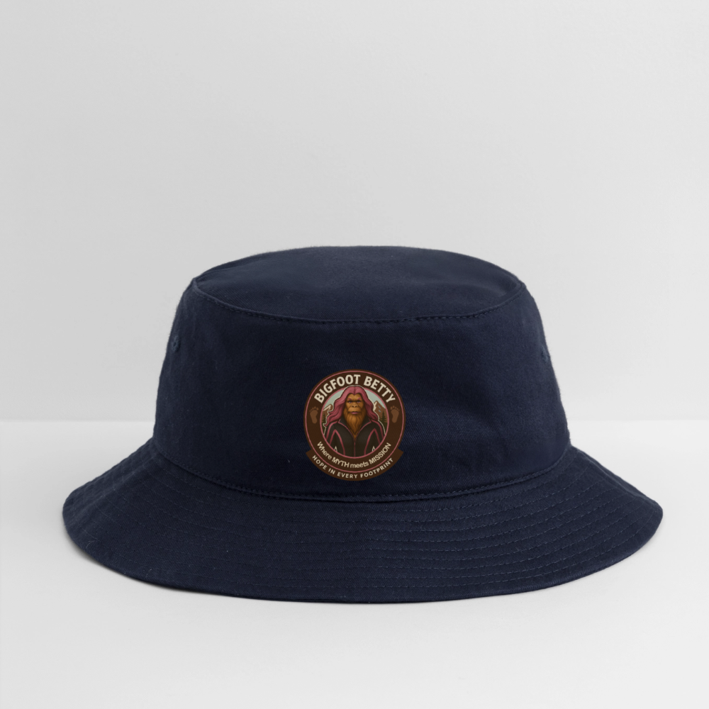 Bucket Hat - Hope in Every Footprint (RETRO) - navy
