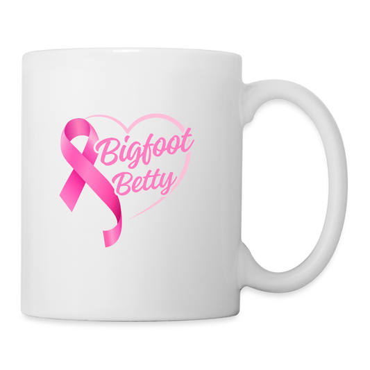 Coffee/Tea Mug - BFB Pink Ribbon - white