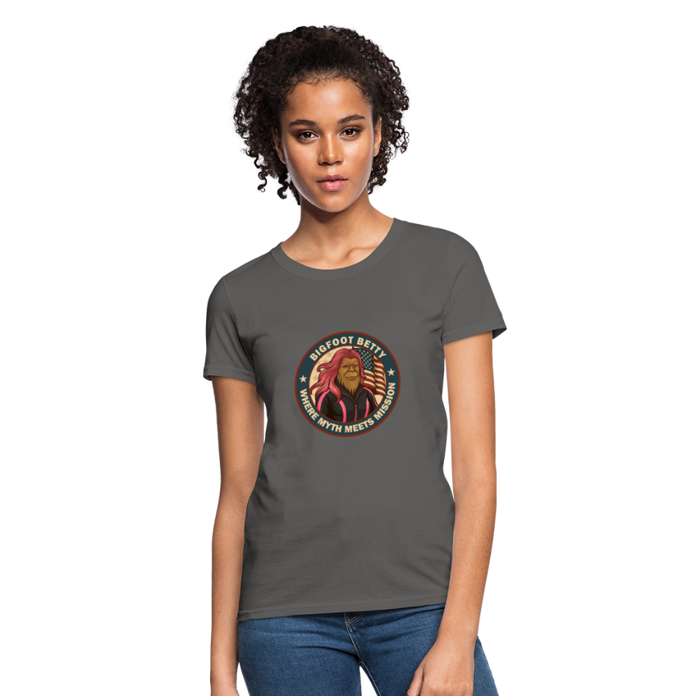 BFB July 4 - Badge Women's T-Shirt - charcoal