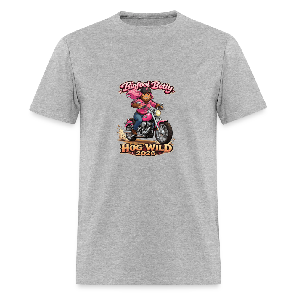 Unisex Classic T-Shirt - BFB Hog Wild - MOTORCYCLE - heather gray