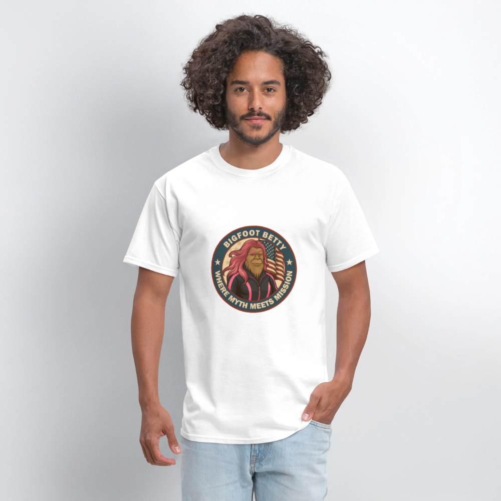 BFB July 4 - Badge Unisex Classic T-Shirt - white