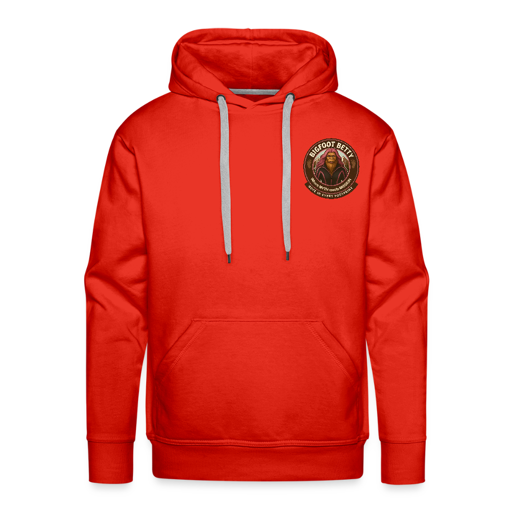 Men’s Premium Hoodie - I Believe In Her (F/B) (RETRO) - red