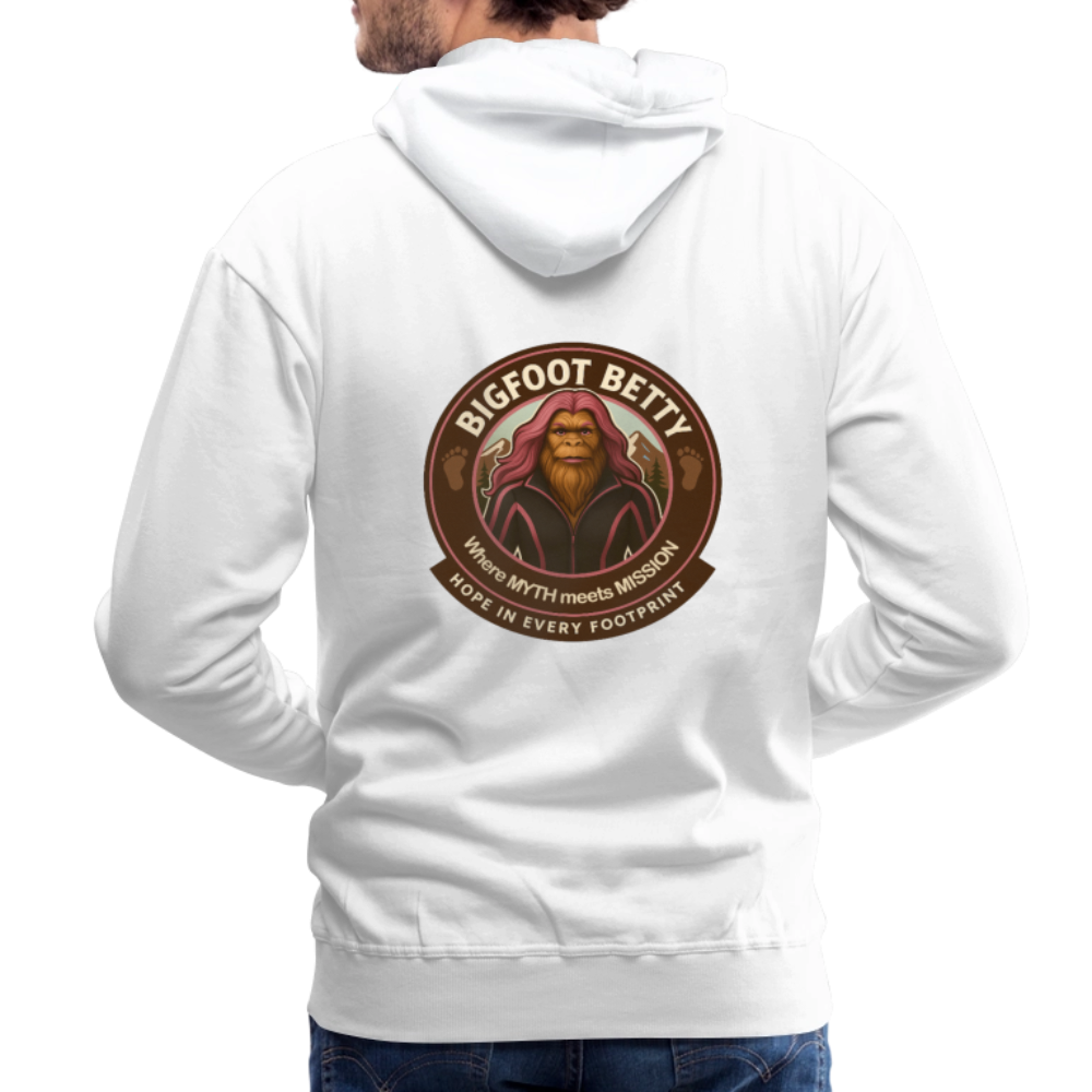Men’s Premium Hoodie - I Believe In Her (F/B) (RETRO) - white