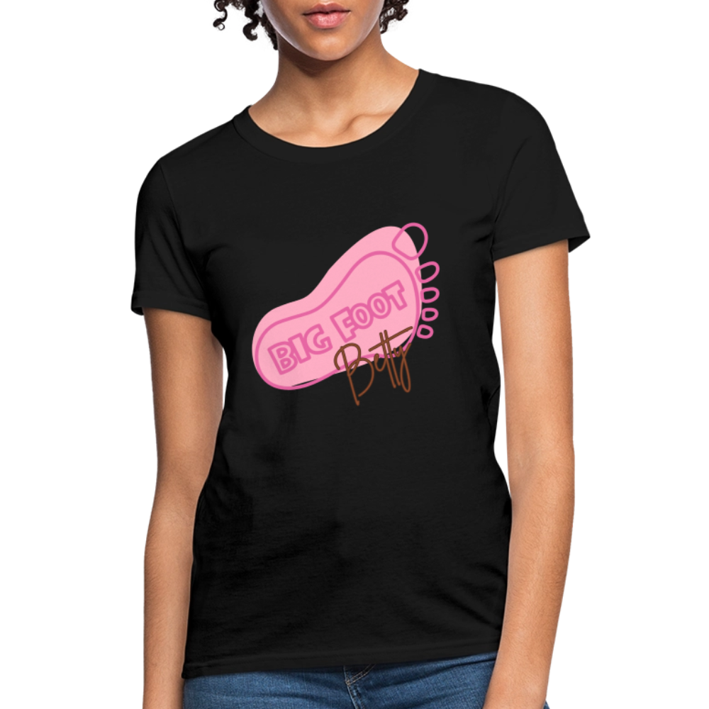 Women's T-Shirt - BFB FootPrint - black