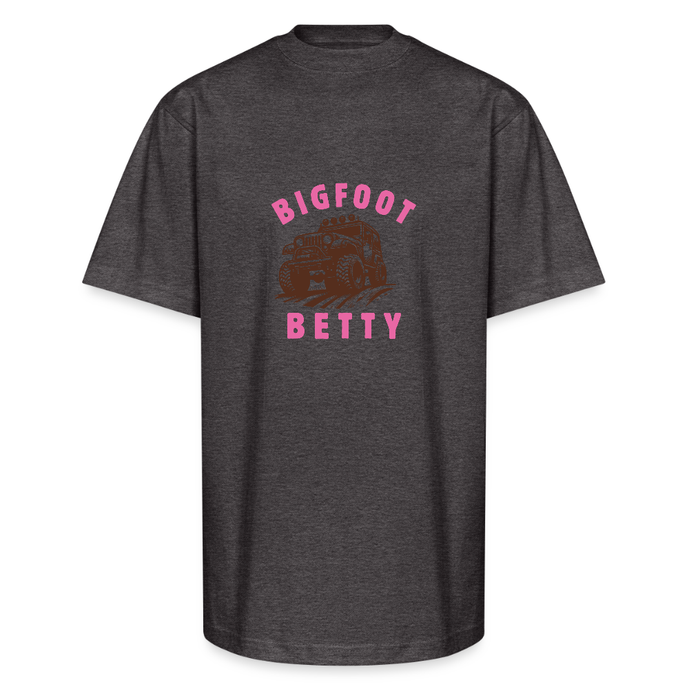 Unisex Oversized Heavyweight T-Shirt - BFB Jeep - charcoal grey