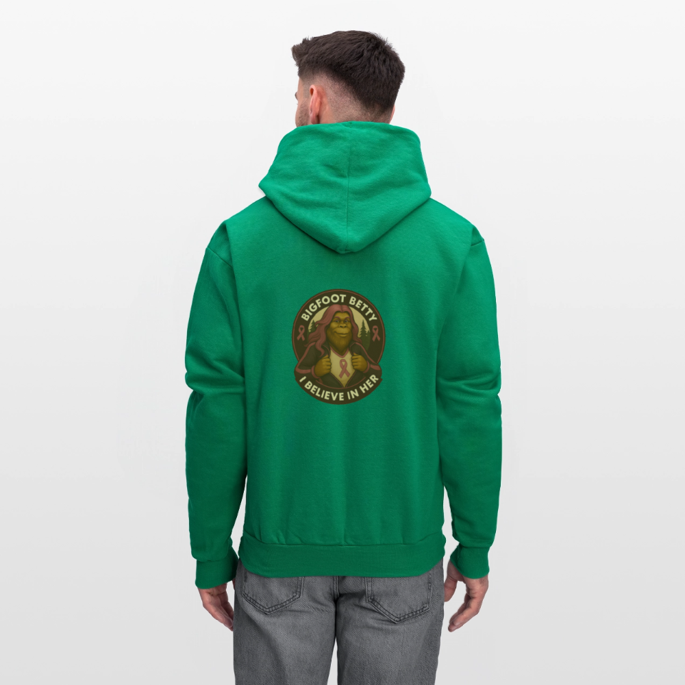 Men's Hoodie - I Believe In Her (RETRO) - kelly green