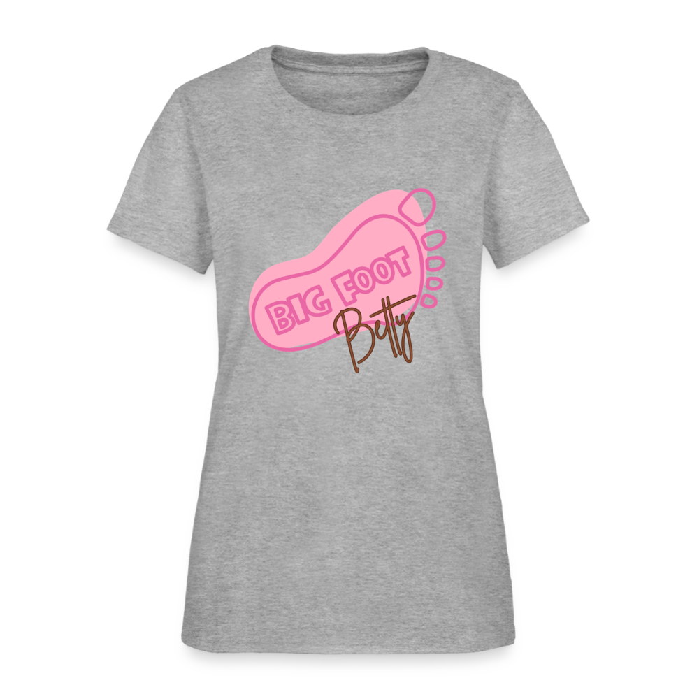 Women's T-Shirt - BFB FootPrint - heather gray