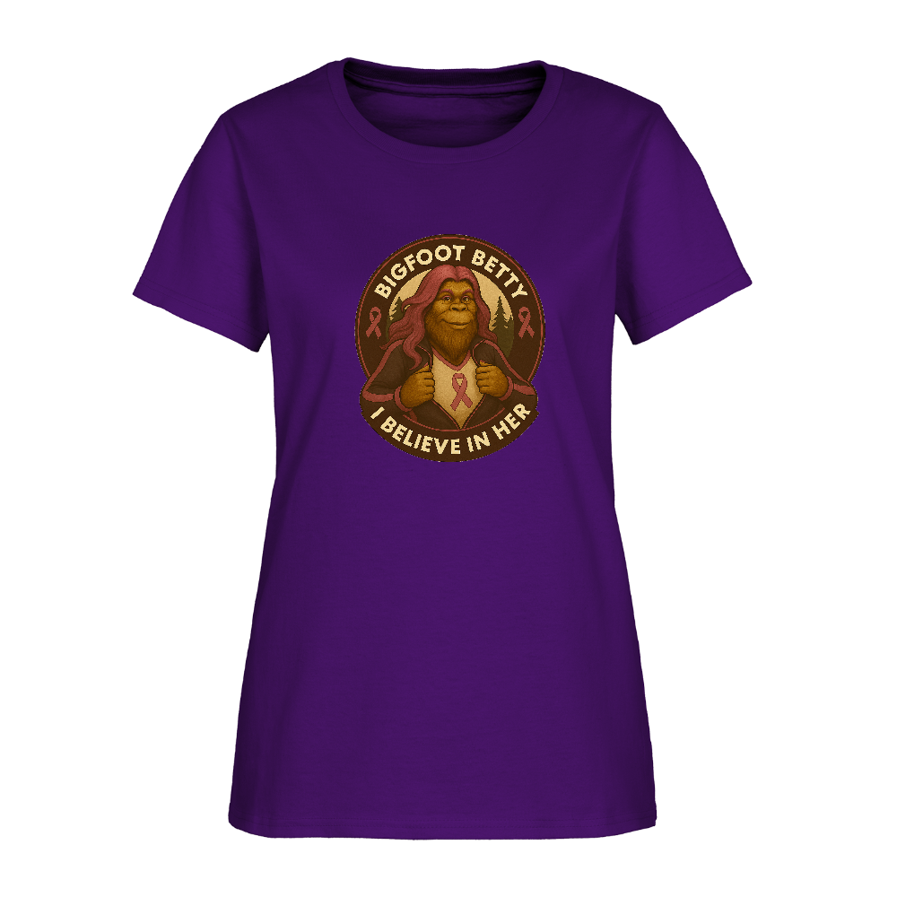 Women's T-Shirt - I Believe In Her (RETRO) - purple