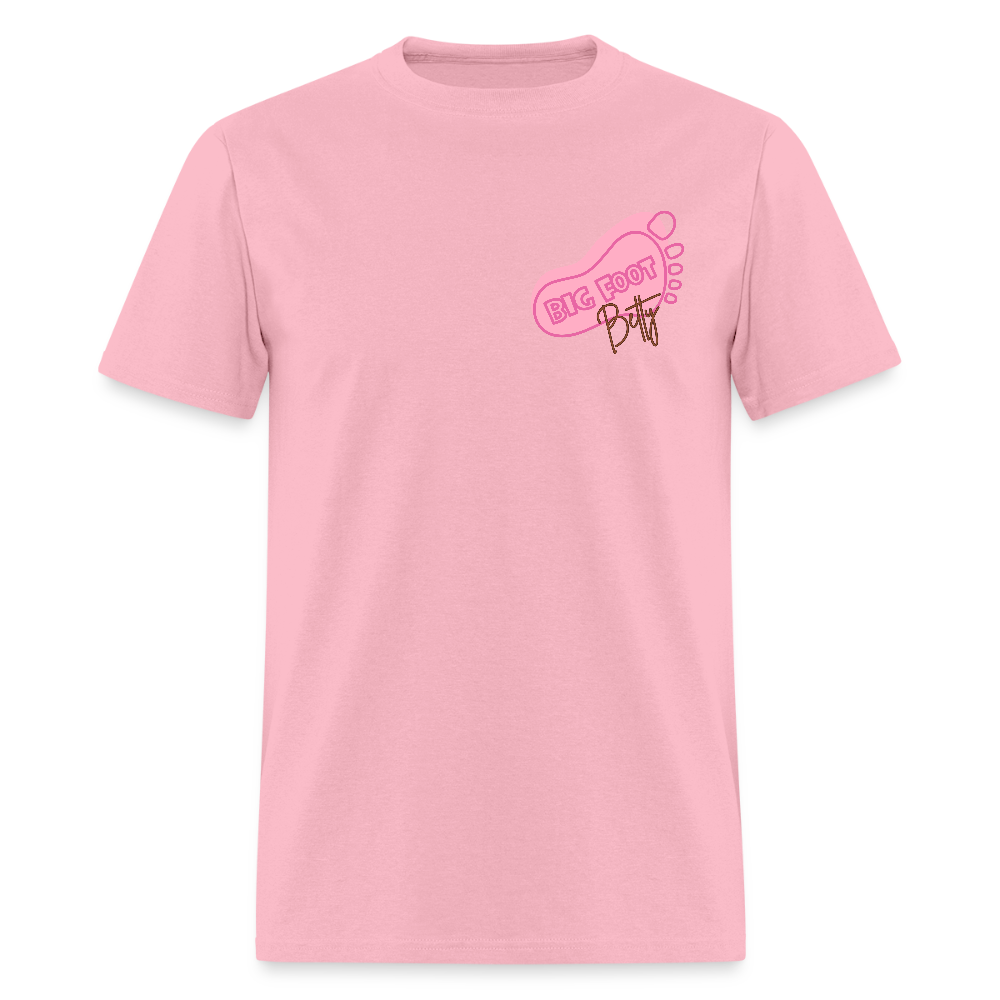 Unisex Classic T-Shirt - BFB FootPrint - pink