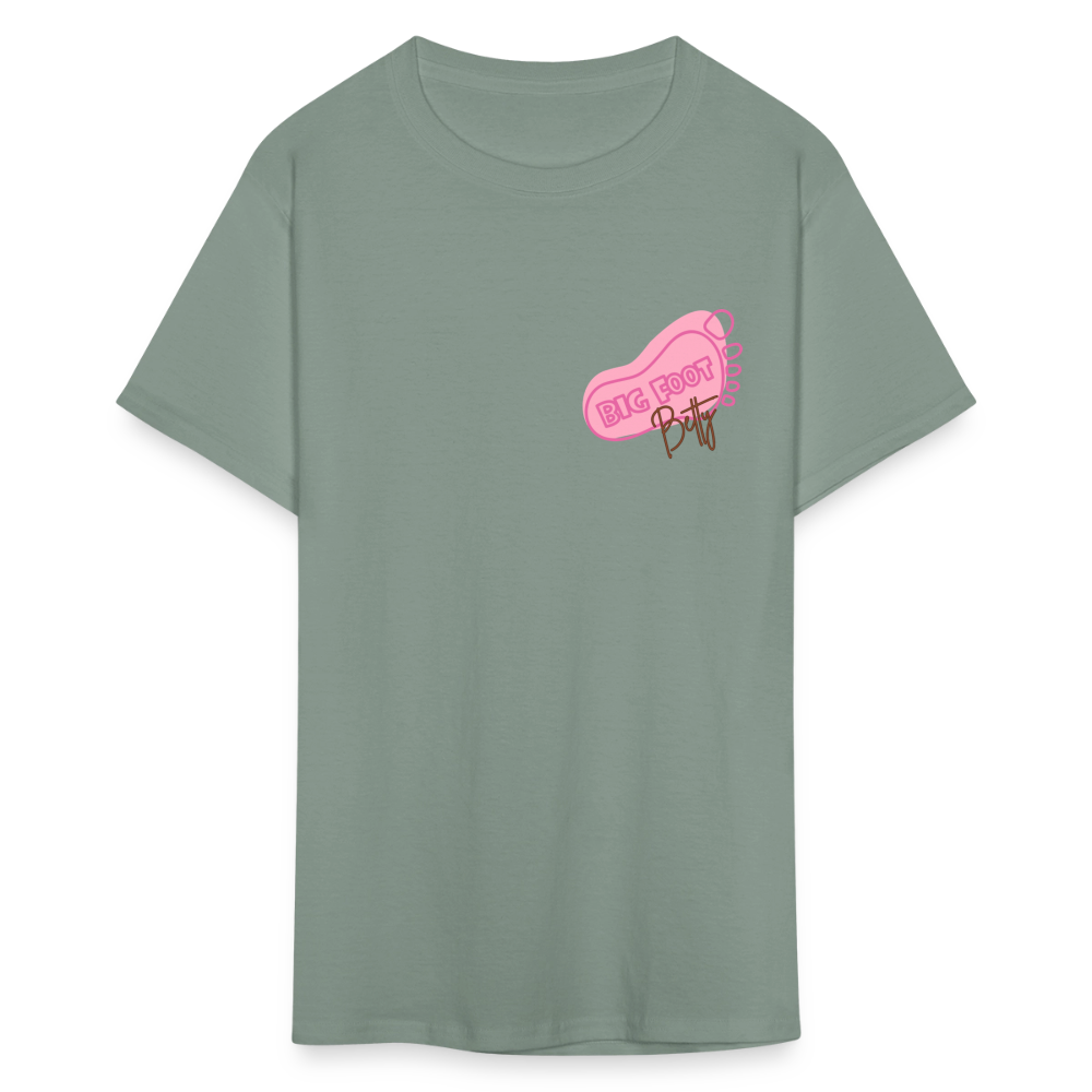 Unisex Classic T-Shirt - BFB FootPrint - sage
