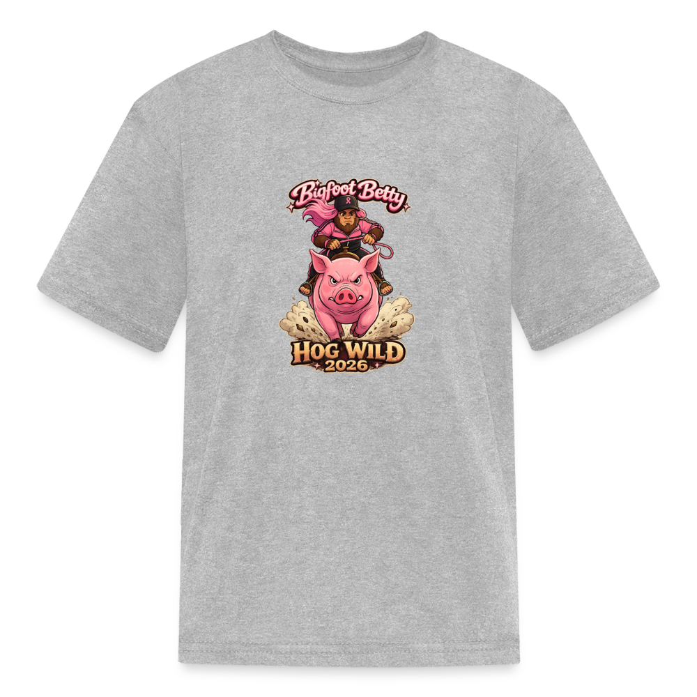 Kids' T-Shirt - BFB Hog Wild - HOG - heather gray