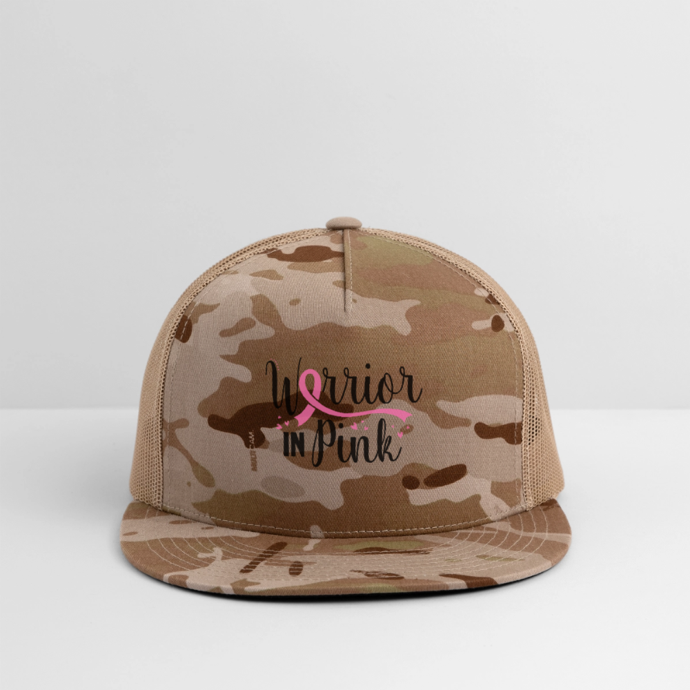 Warrior in Pink Trucker Hat - MultiCam\tan