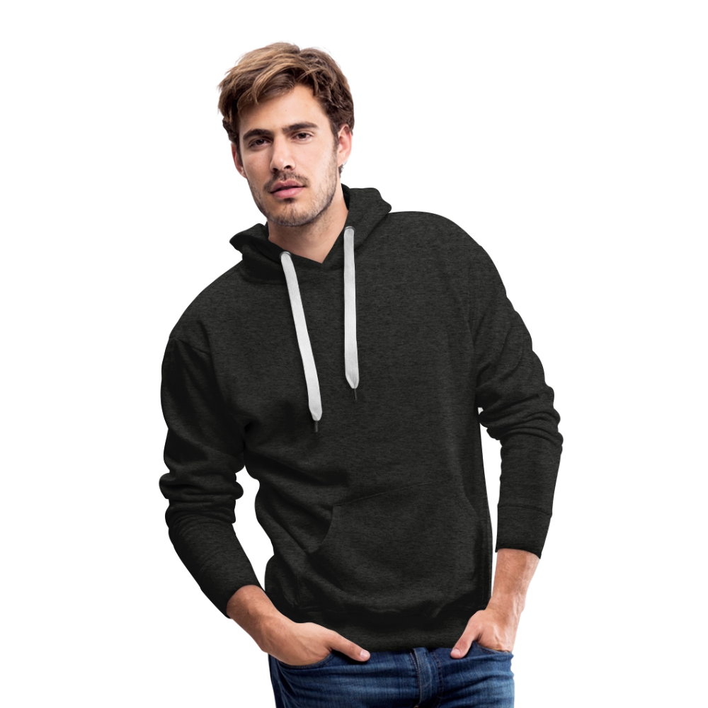 Men’s Premium Hoodie - Where Myth Meets Mission (RETRO) - charcoal grey