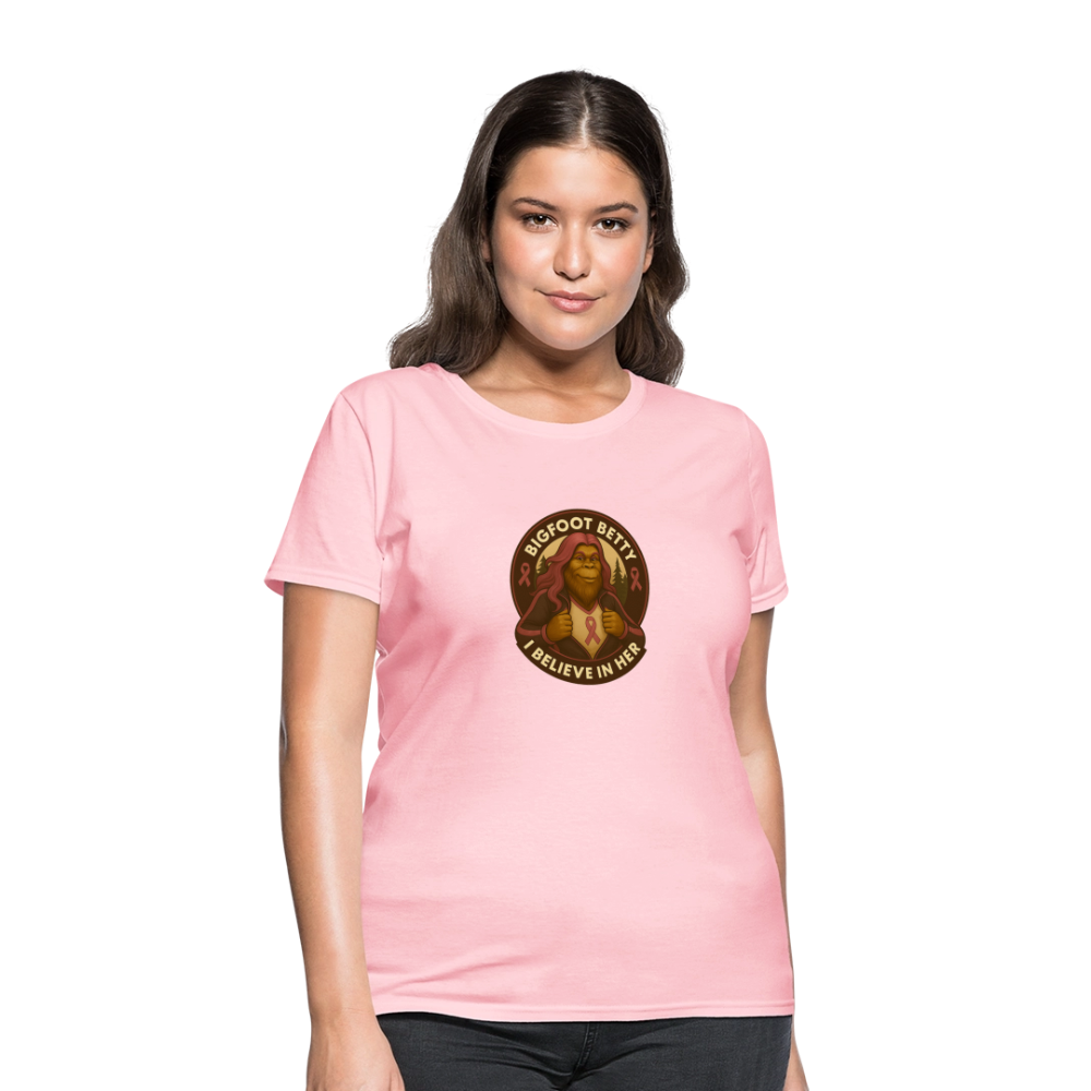 Women's T-Shirt - I Believe In Her (RETRO) - pink