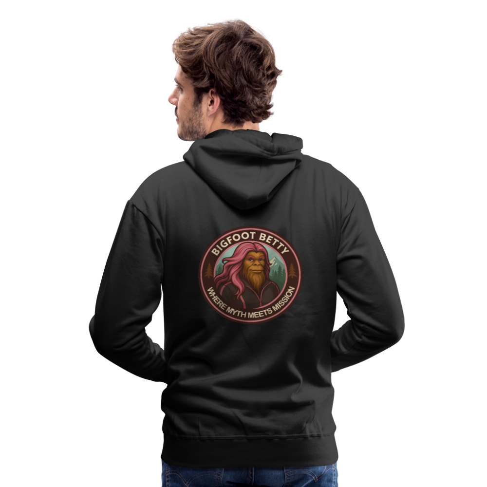 Men’s Premium Hoodie - Where Myth Meets Mission (RETRO) - black