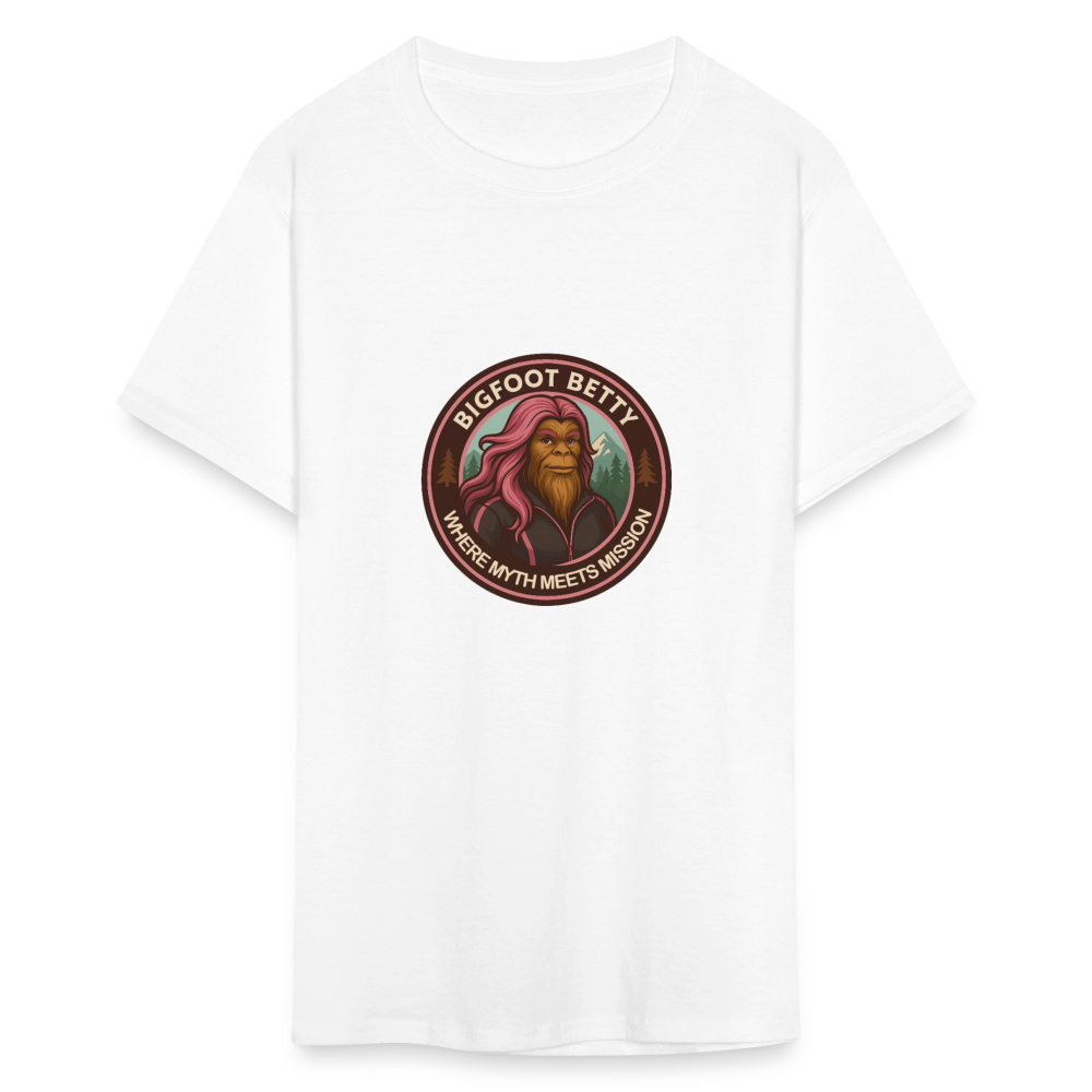 Unisex Classic T-Shirt - Where Myth Meets Mission (RETRO) - white